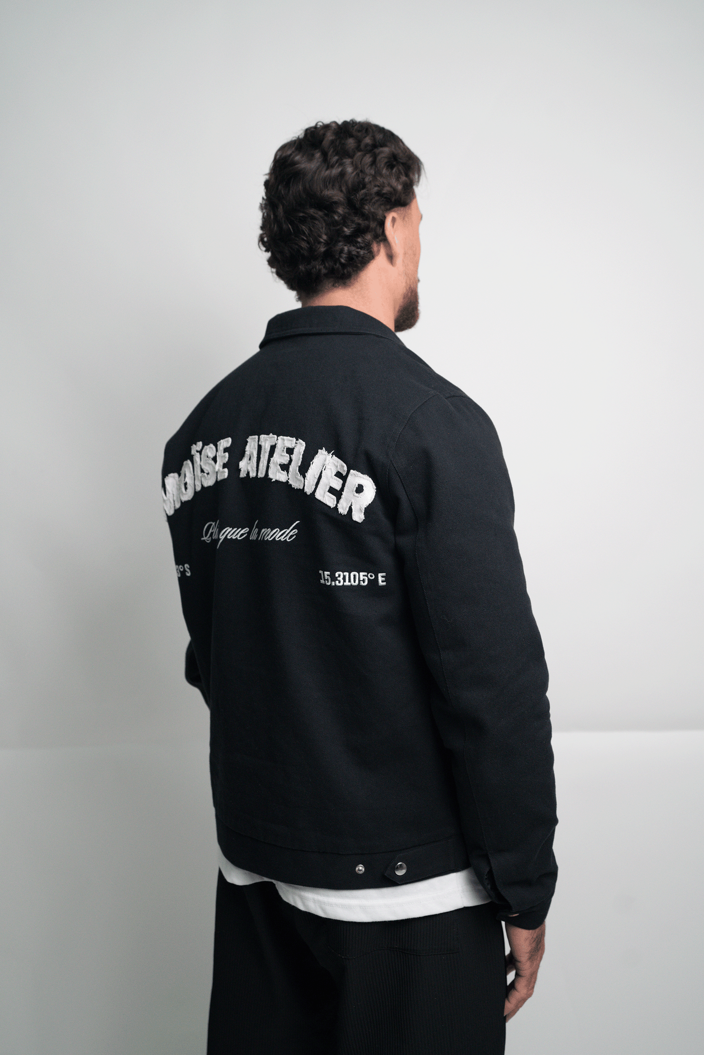 Black Double Zip Work Jacket